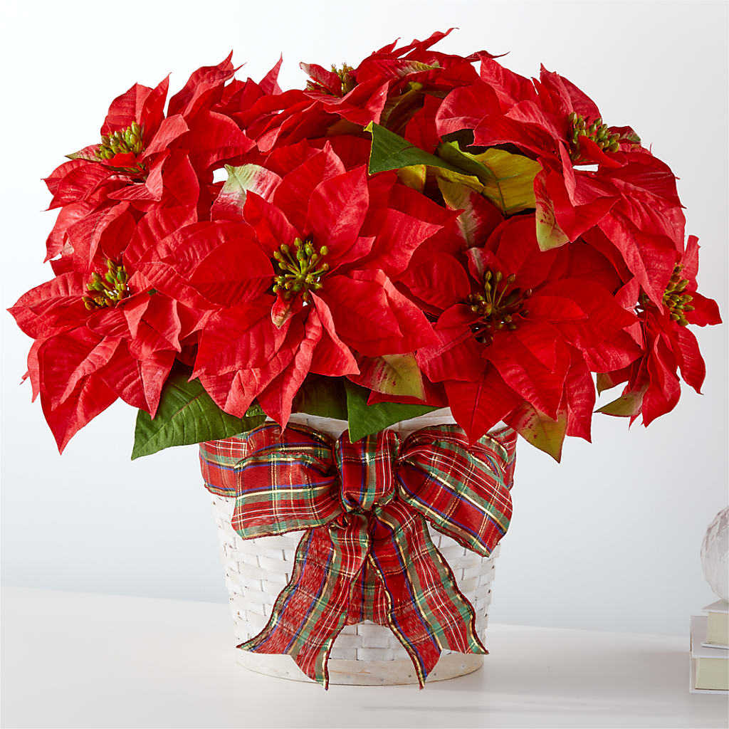 Happiest Holidays Poinsettia – Rhonda Wolke Designs, Ottawa OH