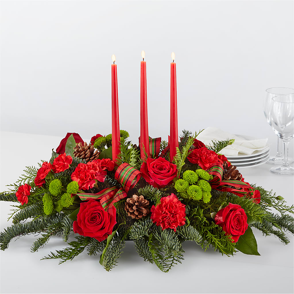 By the Candlelight Centerpiece – Rhonda Wolke Designs, Ottawa OH