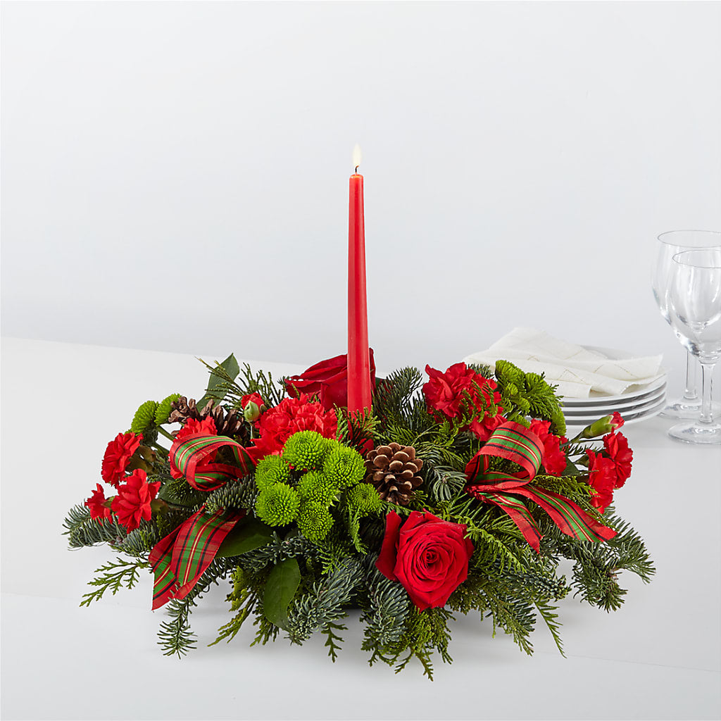 By the Candlelight Centerpiece – Rhonda Wolke Designs, Ottawa OH