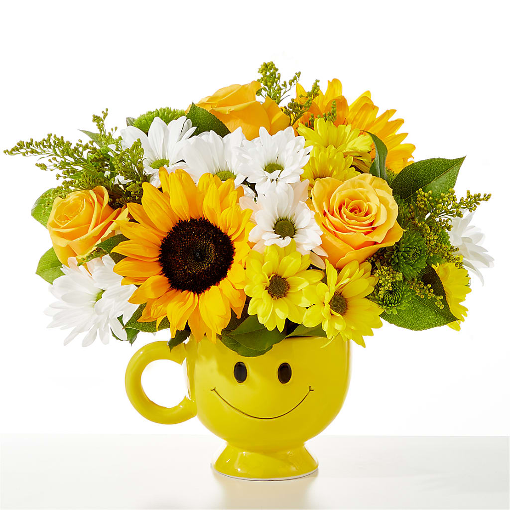 Be Happy Bouquet – Rhonda Wolke Designs, Ottawa OH