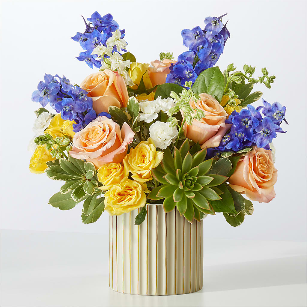 Cobalt Reverie Bouquet – Rhonda Wolke Designs, Ottawa OH