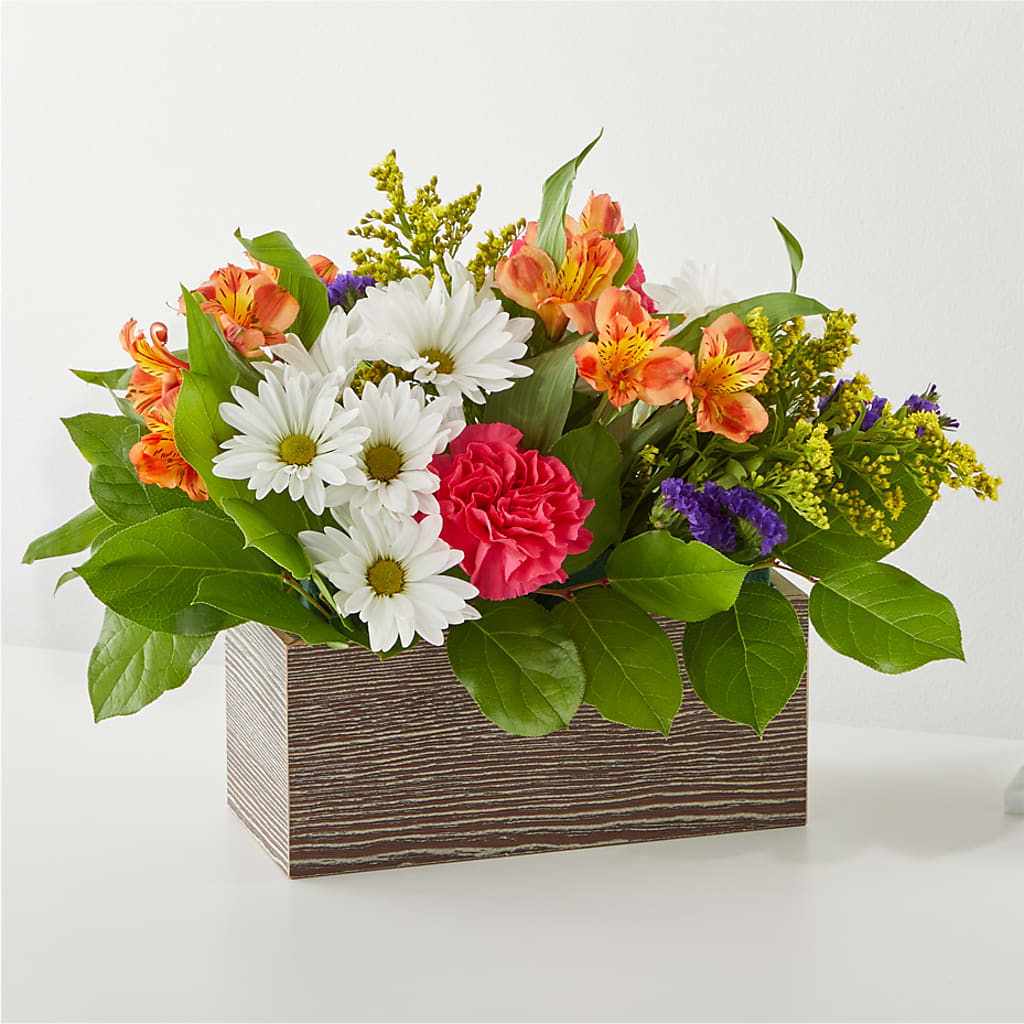 Oopsie Daisy Box Bouquet – Rhonda Wolke Designs, Ottawa OH