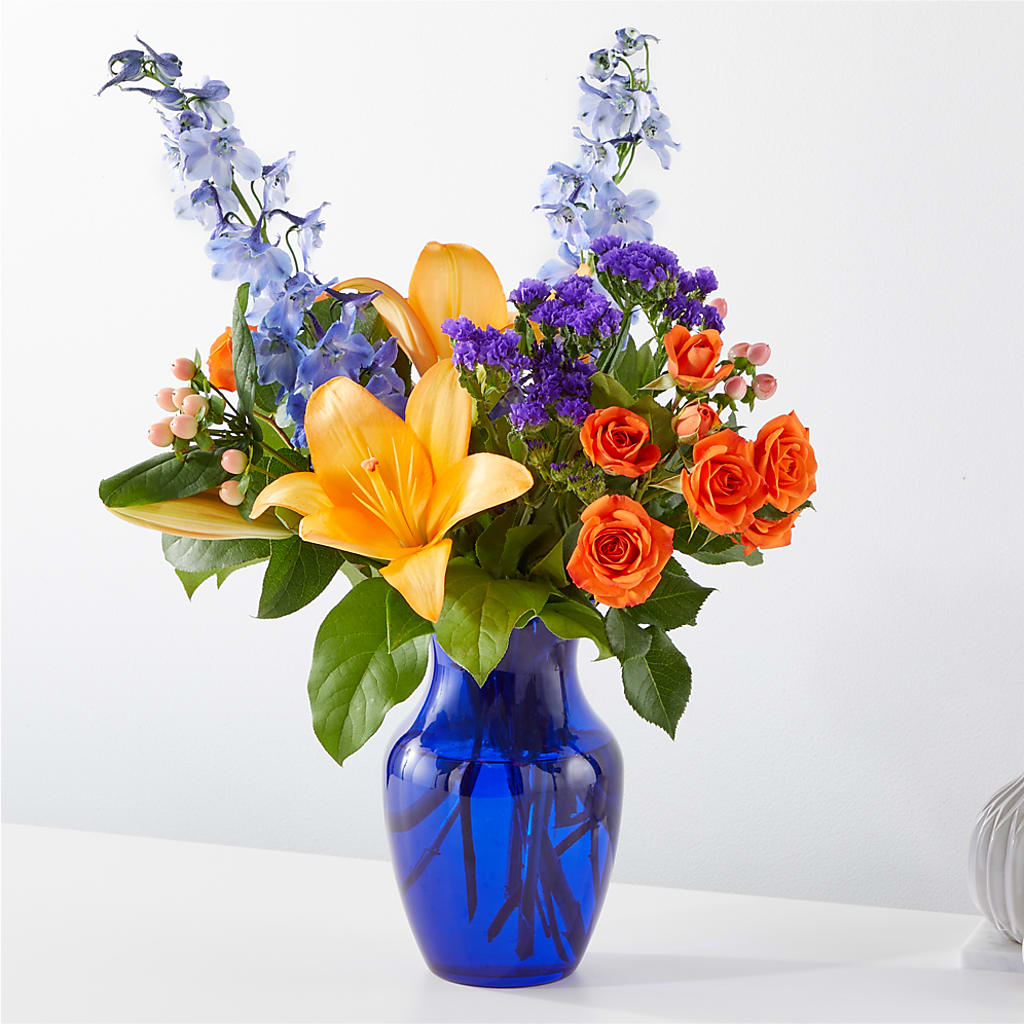 Radiant Citrus Bouquet – Rhonda Wolke Designs, Ottawa OH