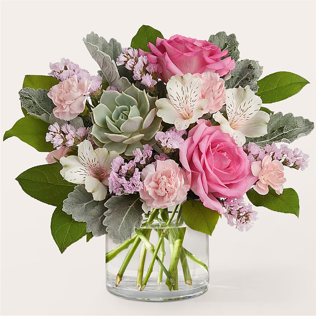 Dusty Rose Bouquet – Rhonda Wolke Designs, Ottawa OH