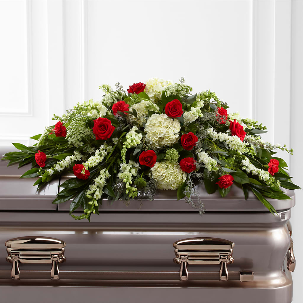 Sincerity Casket Spray – Rhonda Wolke Designs, Ottawa OH
