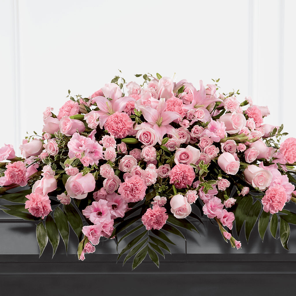 Garden of Comfort Casket Spray (Standard) – Rhonda Wolke Designs, Ottawa OH