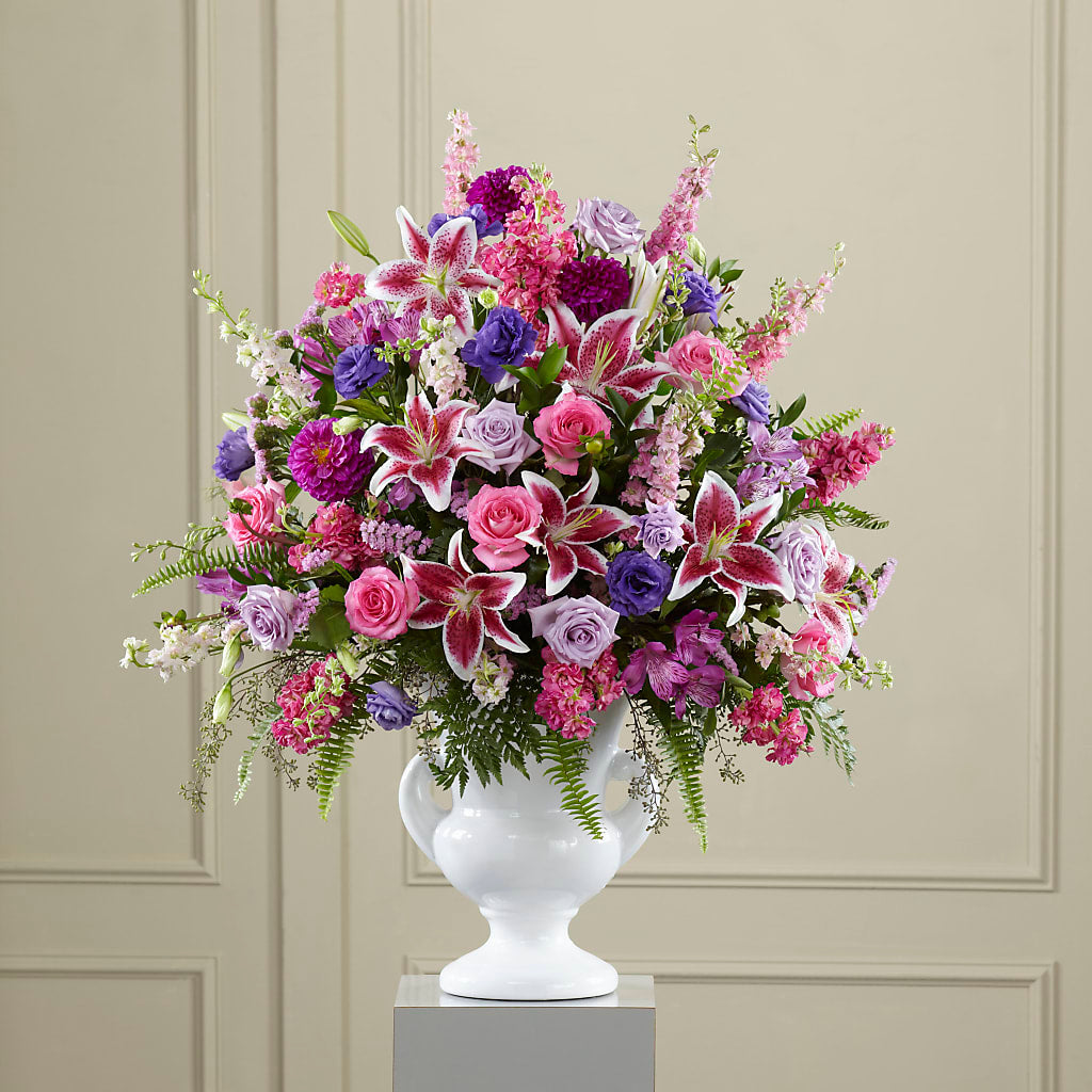 Peaceful Tribute Arrangement – Rhonda Wolke Designs, Ottawa OH