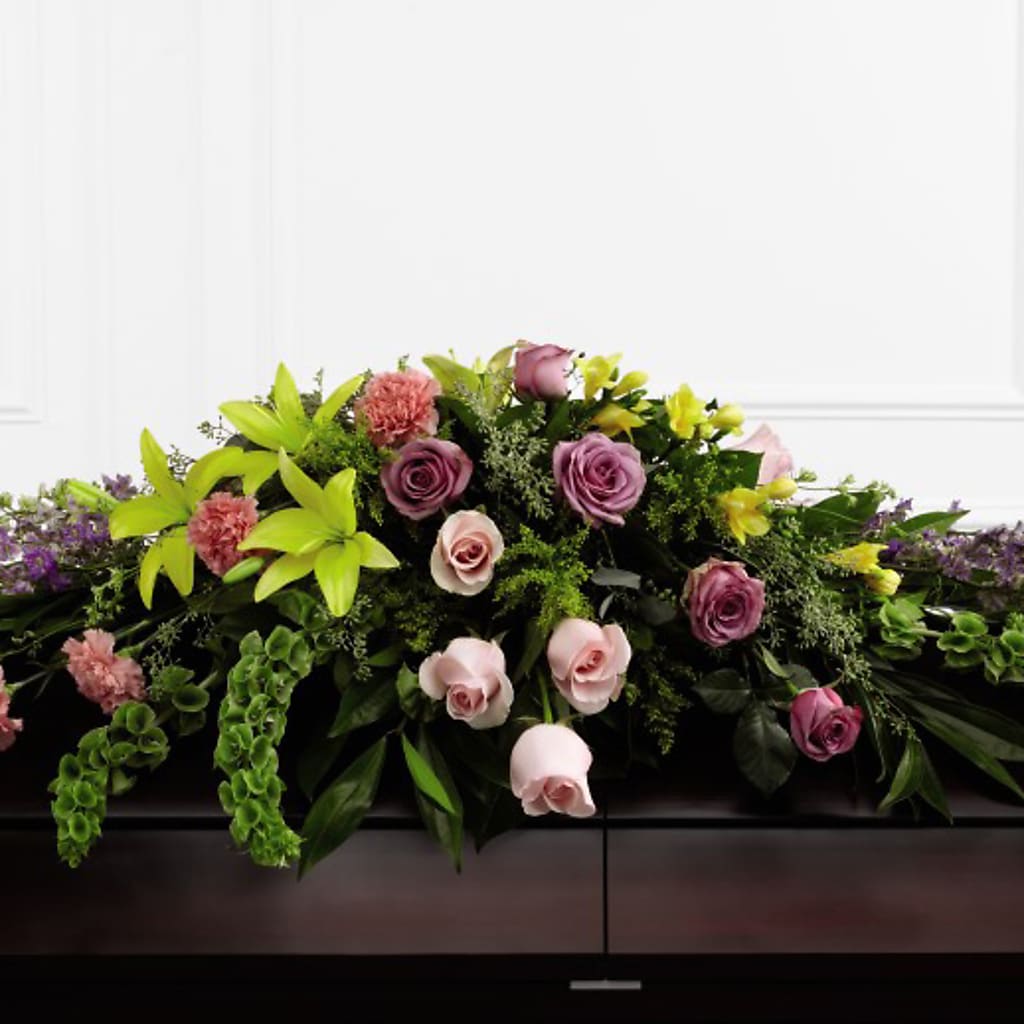 Forever Beloved Casket Spray – Rhonda Wolke Designs, Ottawa OH