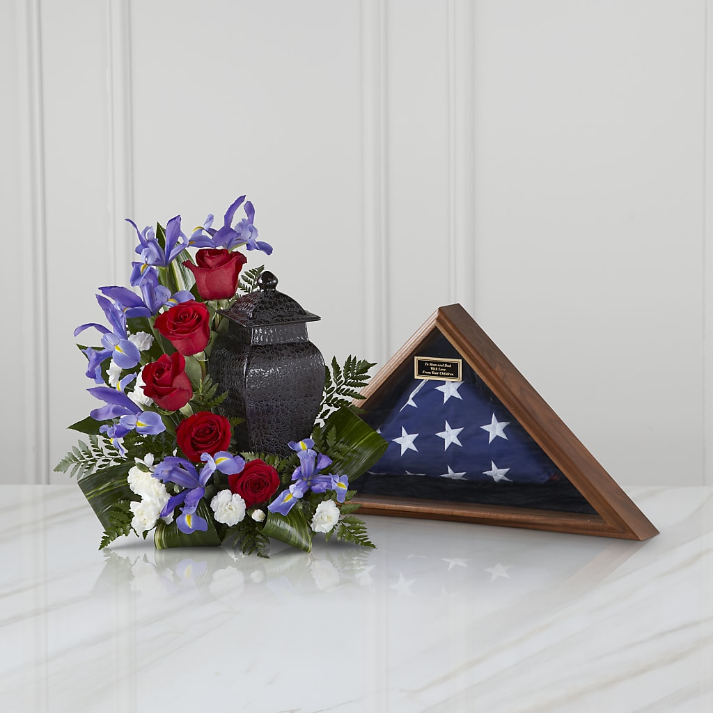 Patriotic Tribute Arrangement – Rhonda Wolke Designs, Ottawa OH
