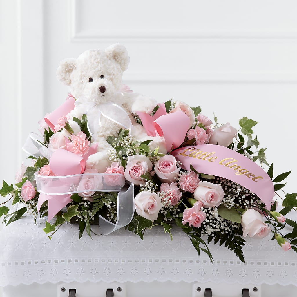 Touch of Sympathy Casket Spray – Rhonda Wolke Designs, Ottawa OH