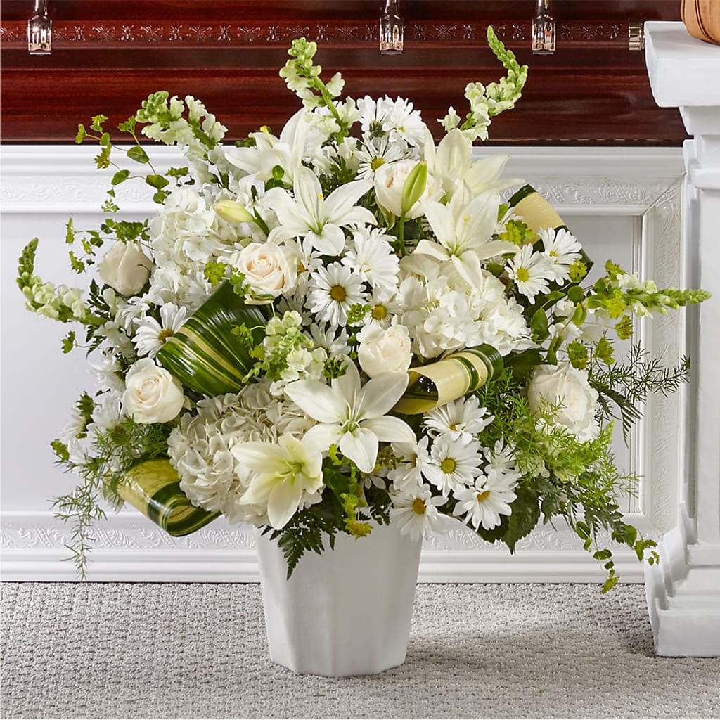 Thoughts of Tranquility Floor Basket – Rhonda Wolke Designs, Ottawa OH