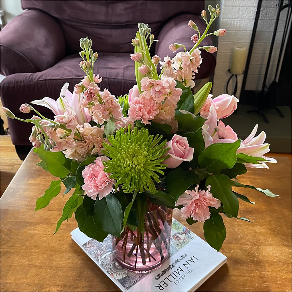 Pretty in Pink Bouquet – Rhonda Wolke Designs, Ottawa OH