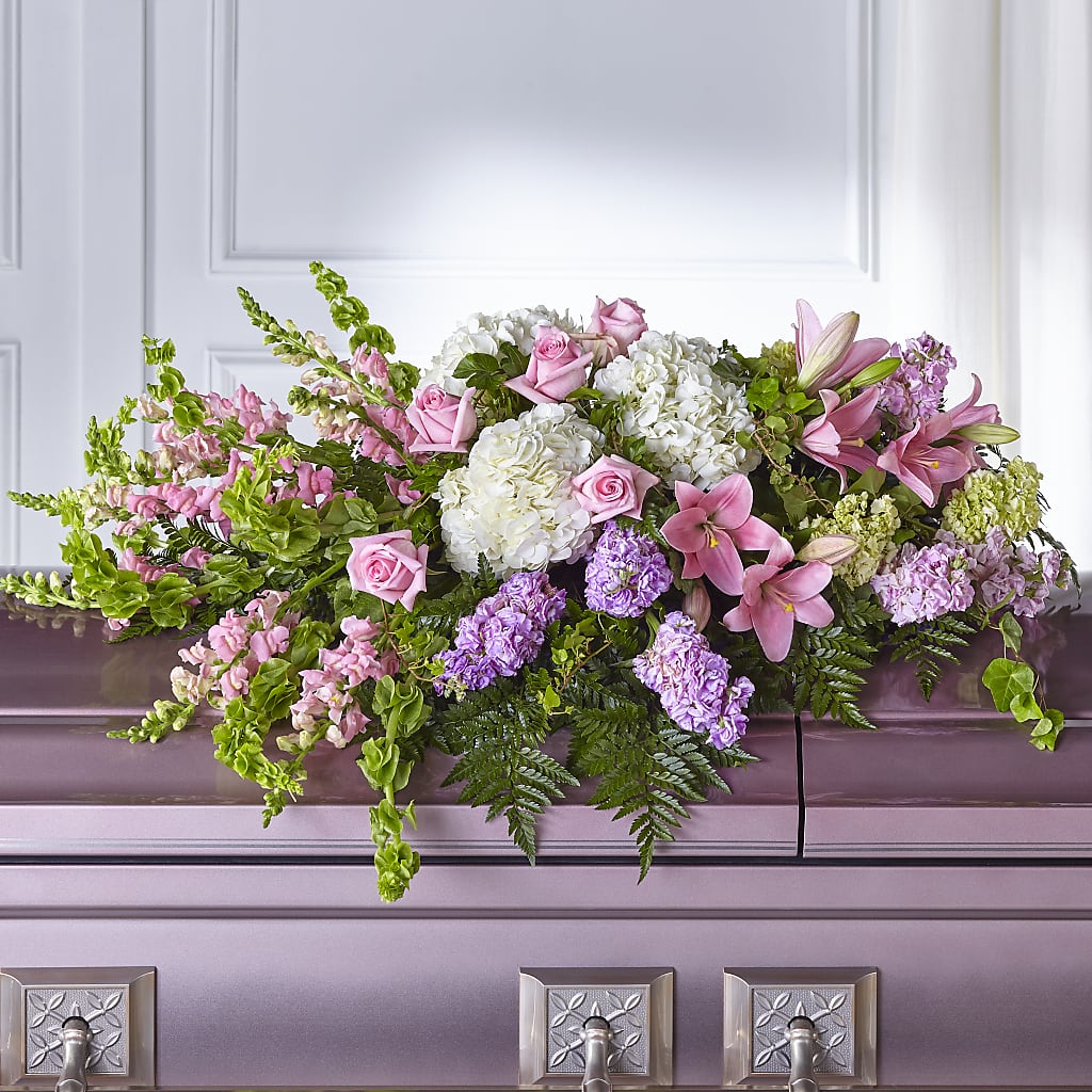 Life's Gratitude Casket Spray – Rhonda Wolke Designs, Ottawa OH