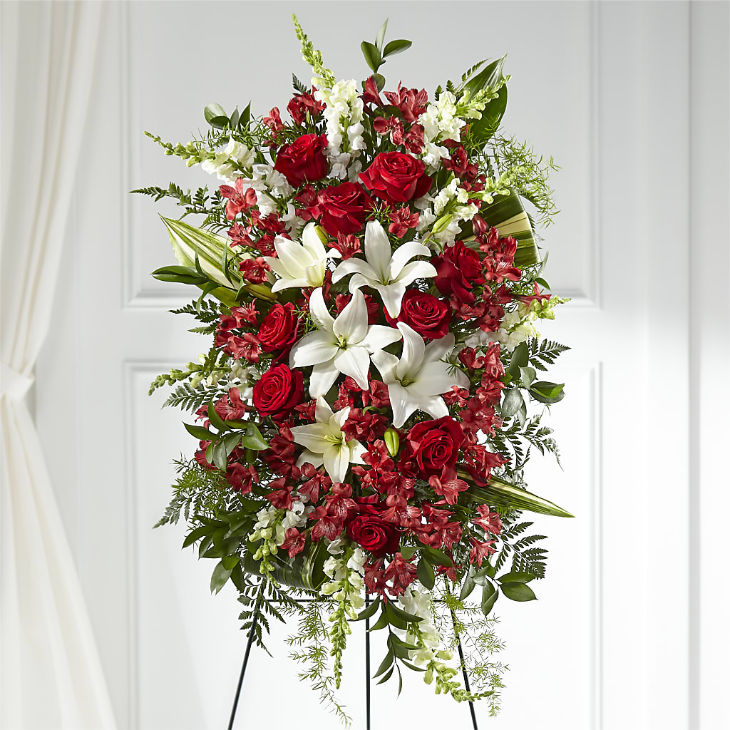 Everlasting Memory Standing Spray – Rhonda Wolke Designs, Ottawa OH
