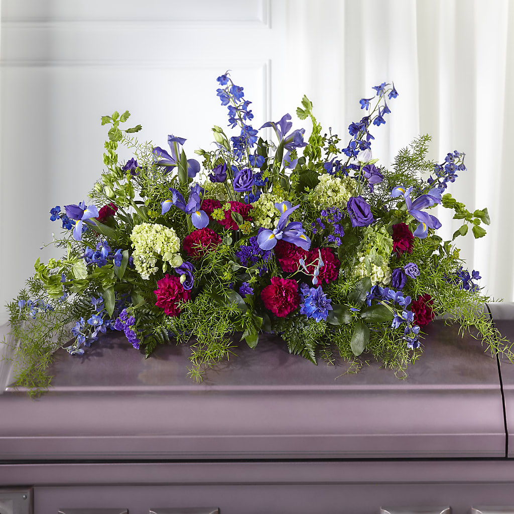 Always Treasured Casket Spray – Rhonda Wolke Designs, Ottawa OH
