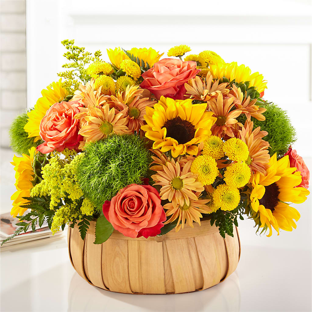 Harvest Sunflower Basket – Rhonda Wolke Designs, Ottawa OH