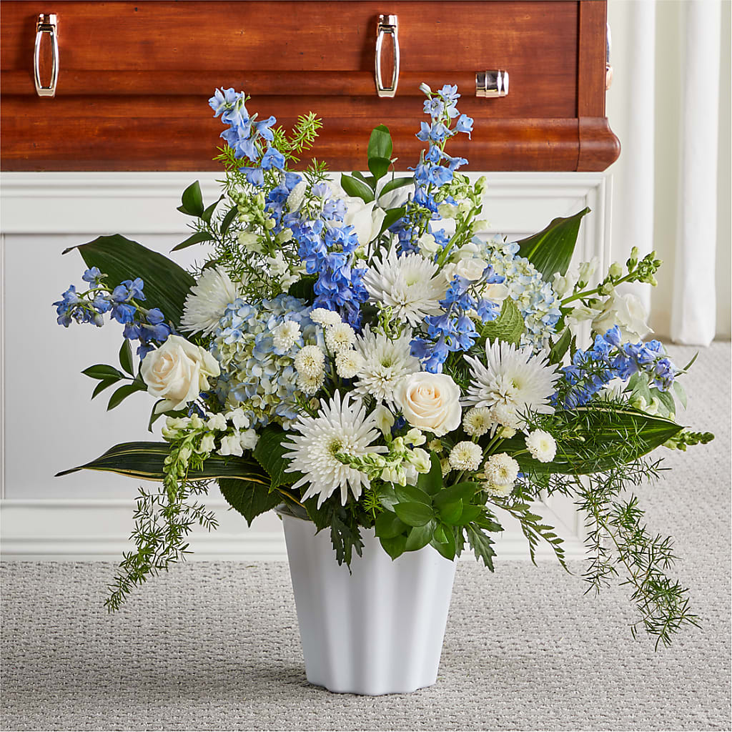 Everlasting Memories Floor Basket – Rhonda Wolke Designs, Ottawa OH
