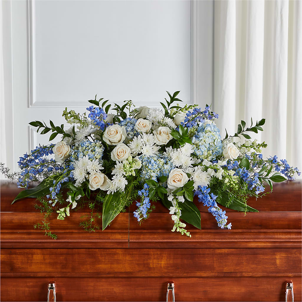 Timeless Essence Casket Spray – Rhonda Wolke Designs, Ottawa OH