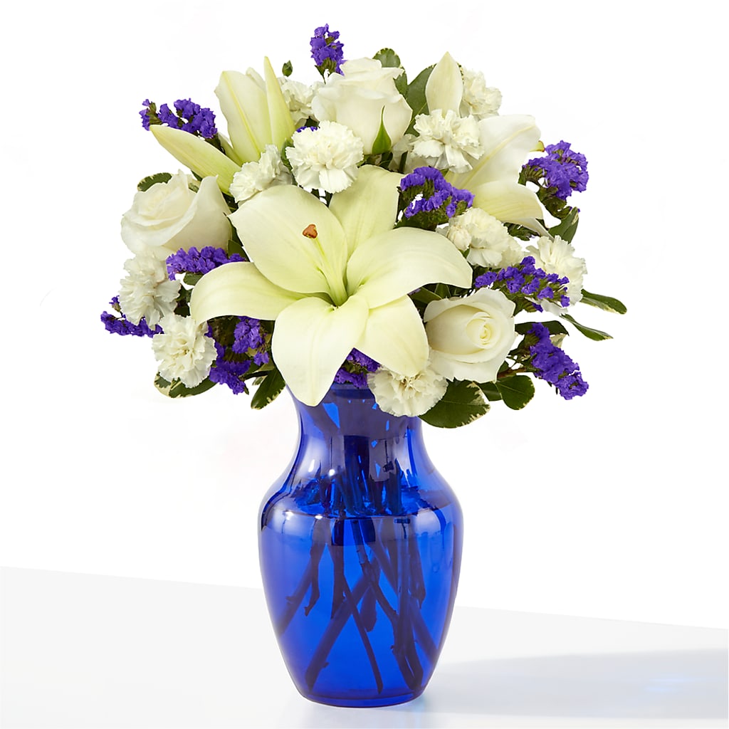 Sapphire Rush Bouquet – Rhonda Wolke Designs, Ottawa OH