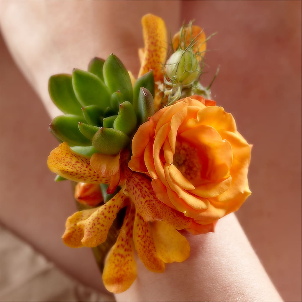 Irresistible Love Wrist Corsage – Rhonda Wolke Designs, Ottawa OH