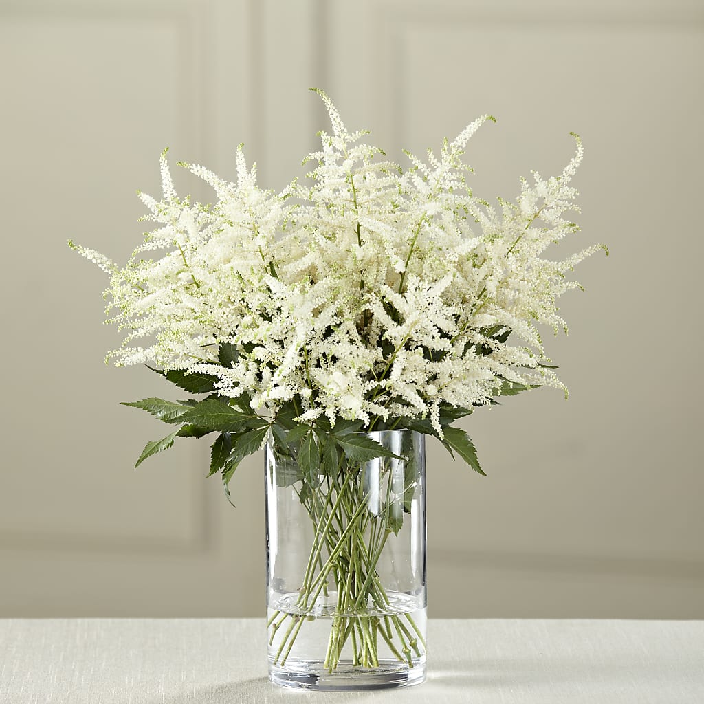 White Astilbe Bouquet – Rhonda Wolke Designs, Ottawa OH