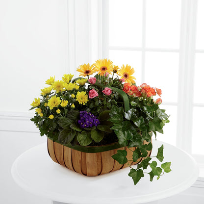 Gentle Blossoms Basket –  Rhonda Wolke Designs, Ottawa OH