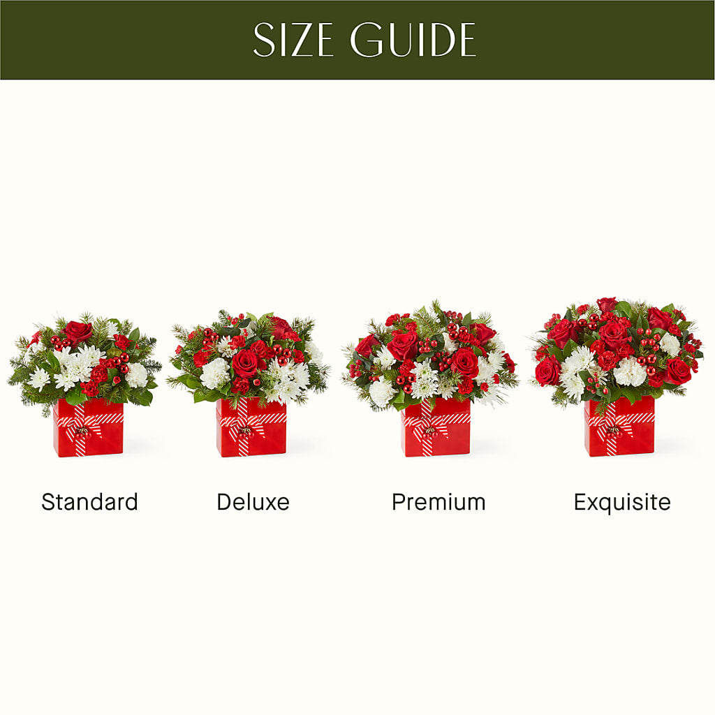 Presents Under the Tree Bouquet –  Rhonda Wolke Designs, Ottawa OH