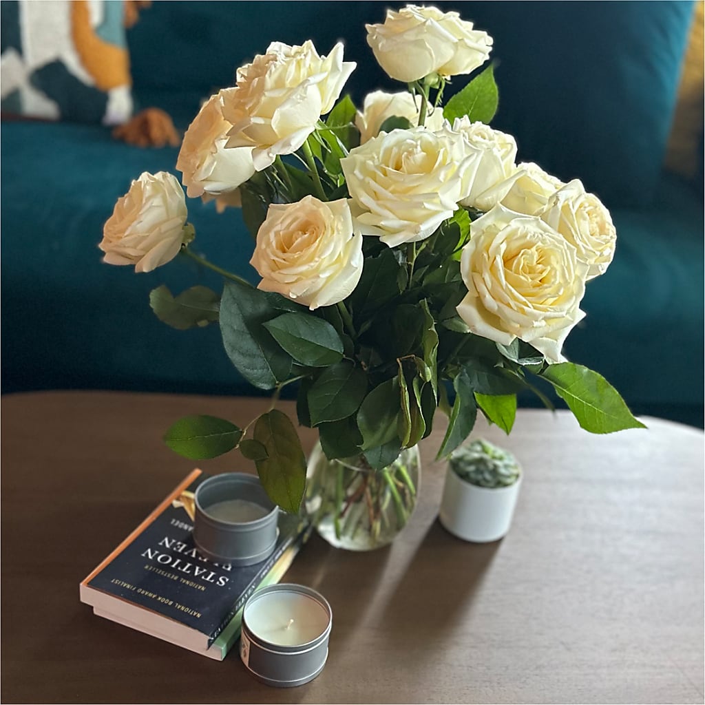 Long Stem Yellow Rose Bouquet –  Rhonda Wolke Designs, Ottawa OH