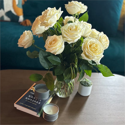 Long Stem Yellow Rose Bouquet –  Rhonda Wolke Designs, Ottawa OH