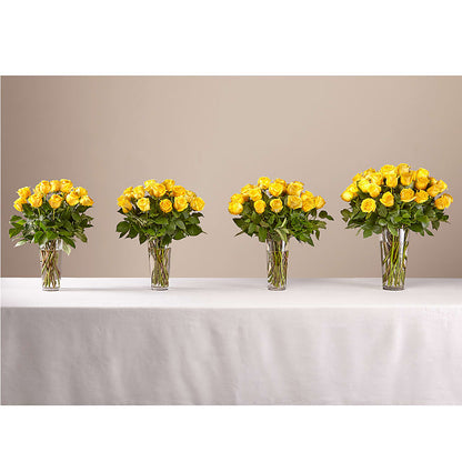 Long Stem Yellow Rose Bouquet –  Rhonda Wolke Designs, Ottawa OH
