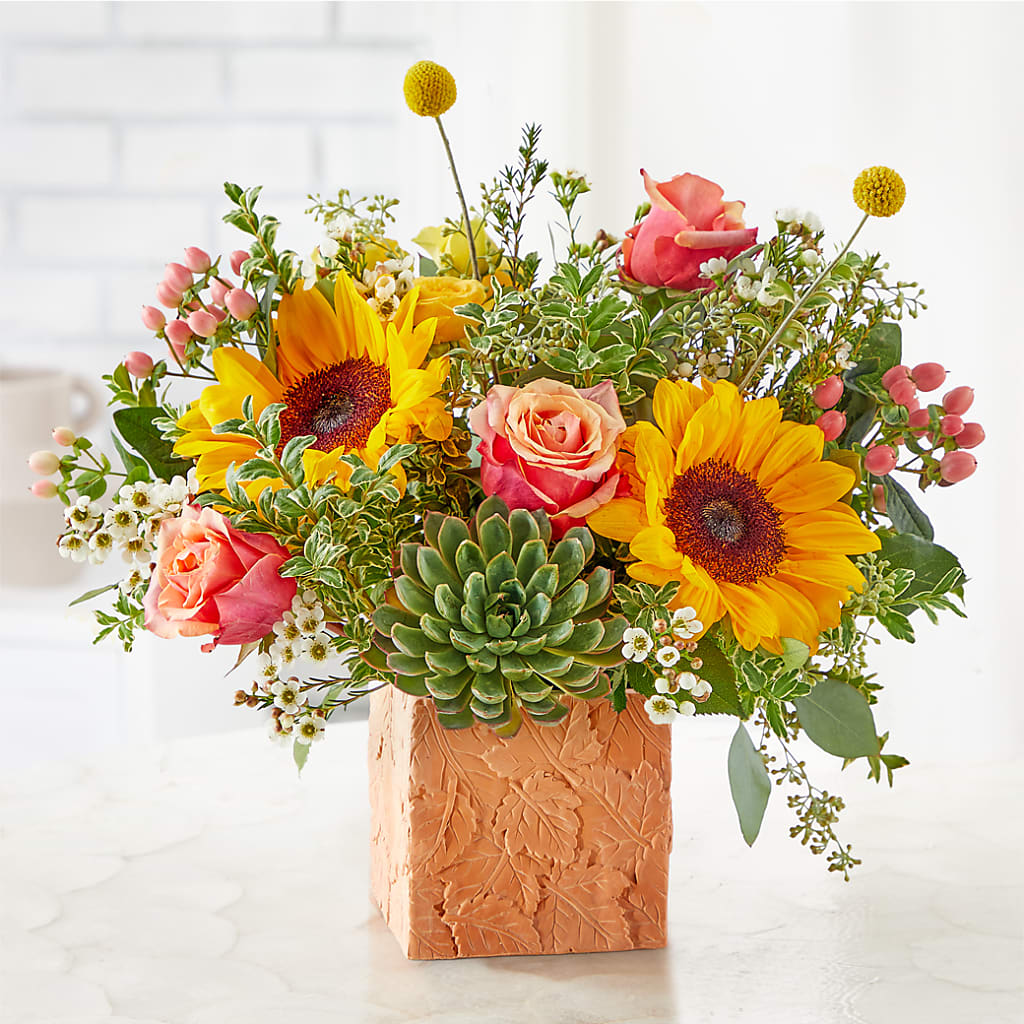 Sunflower Season Bouquet –  Rhonda Wolke Designs, Ottawa OH