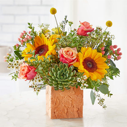 Sunflower Season Bouquet –  Rhonda Wolke Designs, Ottawa OH