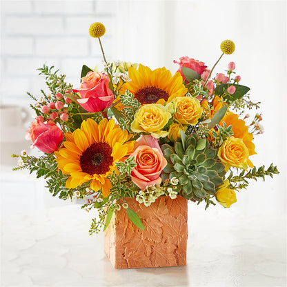 Sunflower Season Bouquet –  Rhonda Wolke Designs, Ottawa OH