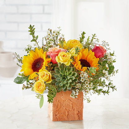 Sunflower Season Bouquet –  Rhonda Wolke Designs, Ottawa OH