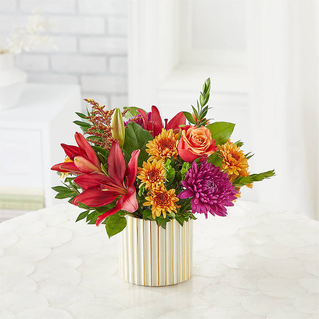 Burgundy Landscape Bouquet –  Rhonda Wolke Designs, Ottawa OH