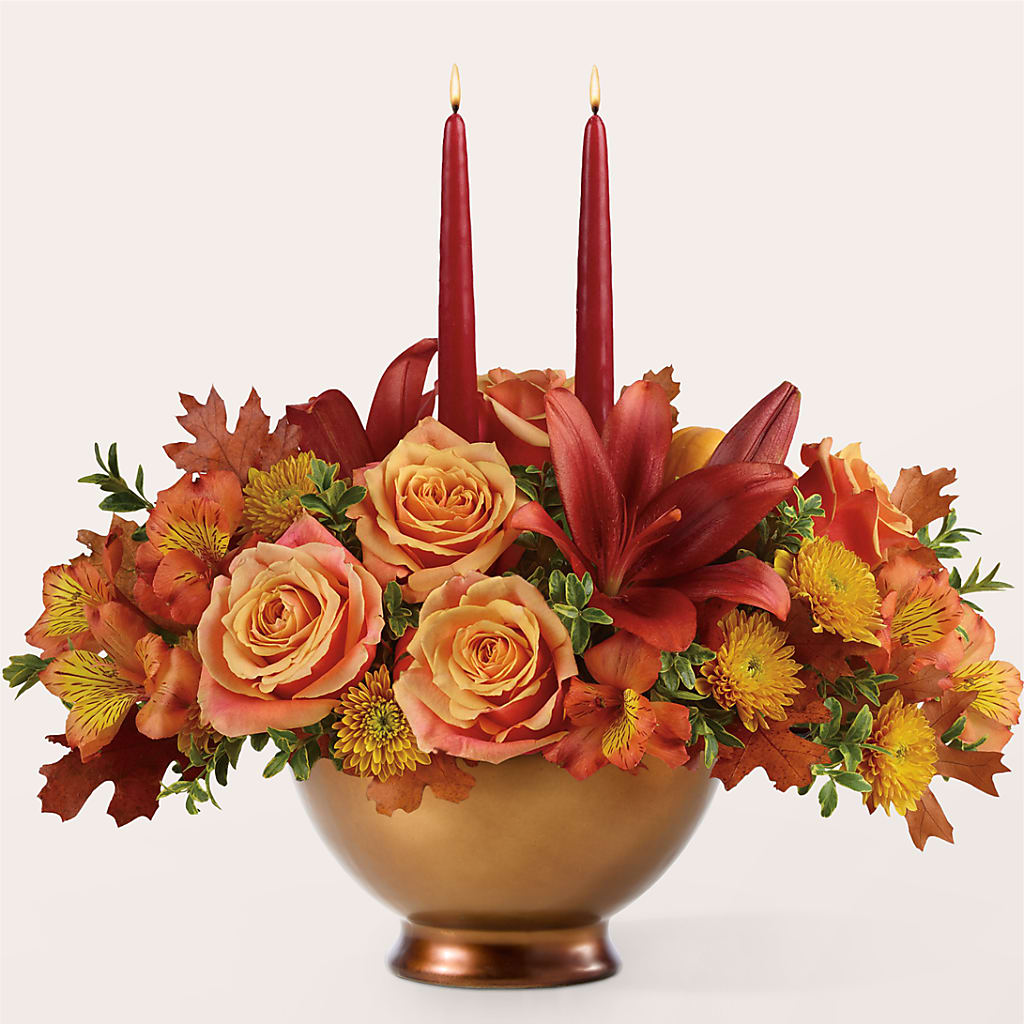 Harvest Table Centerpiece –  Rhonda Wolke Designs, Ottawa OH