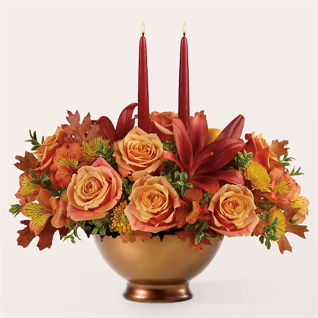 Harvest Table Centerpiece –  Rhonda Wolke Designs, Ottawa OH