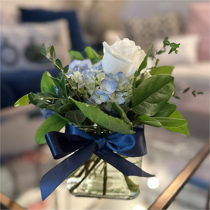 Sky Blue Delight Bouquet –  Rhonda Wolke Designs, Ottawa OH