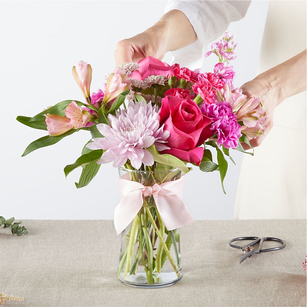 Pink Ribbon - A Florist Original –  Rhonda Wolke Designs, Ottawa OH