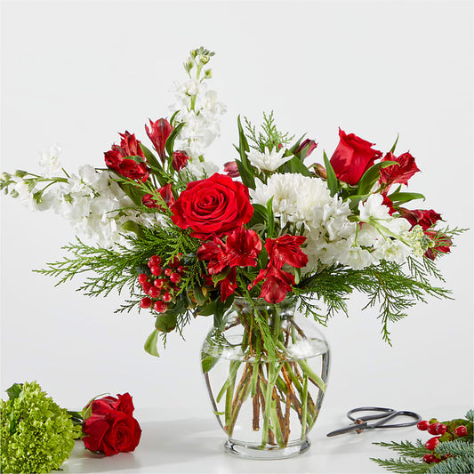 Merry Moment Bouquet – A Florist Original –  Rhonda Wolke Designs, Ottawa OH