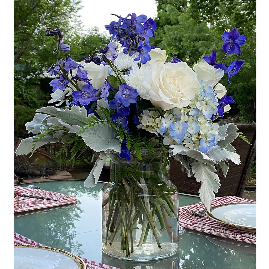 Clear Skies Bouquet –  Rhonda Wolke Designs, Ottawa OH