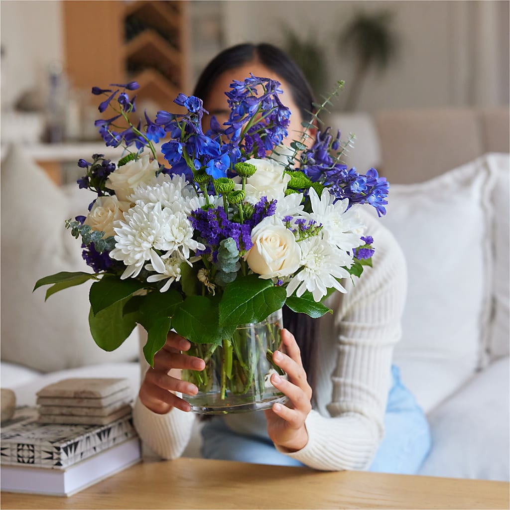 Cerulean Waves Bouquet –  Rhonda Wolke Designs, Ottawa OH