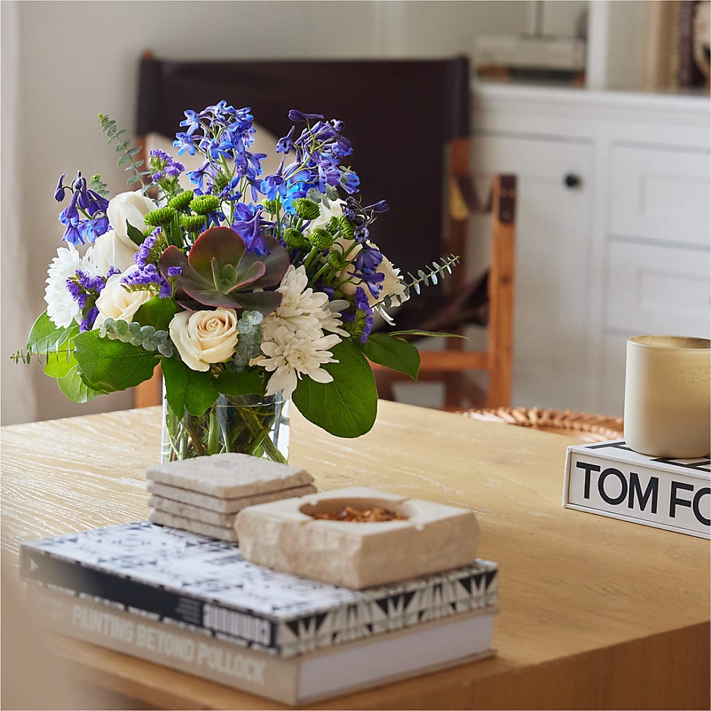 Cerulean Waves Bouquet –  Rhonda Wolke Designs, Ottawa OH