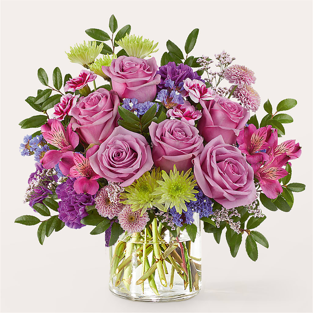 Glass Half Full Bouquet –  Rhonda Wolke Designs, Ottawa OH