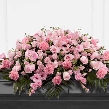 Garden of Comfort Casket Spray (Standard) –  Rhonda Wolke Designs, Ottawa OH