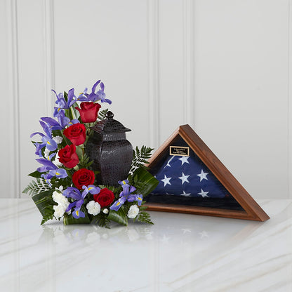 Patriotic Tribute Arrangement –  Rhonda Wolke Designs, Ottawa OH