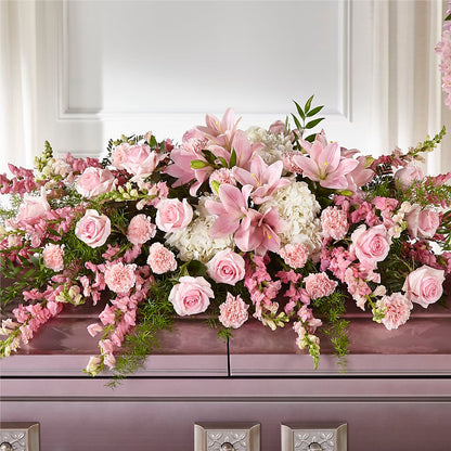 Life & Remembrance Casket Spray –  Rhonda Wolke Designs, Ottawa OH