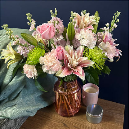 Pretty in Pink Bouquet –  Rhonda Wolke Designs, Ottawa OH