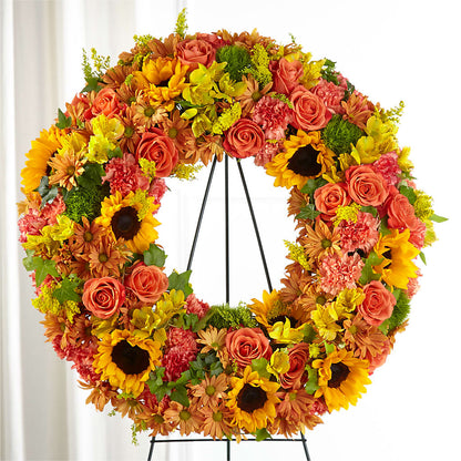 Autumnal Memories Wreath (Standard) –  Rhonda Wolke Designs, Ottawa OH