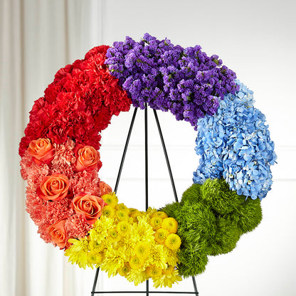 Circle of Love Wreath –  Rhonda Wolke Designs, Ottawa OH